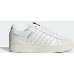 Sneakers stringate bianche numero 39,5 di pelle con stringhe per Donna adidas Superstar 