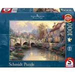 Schmidt Spiele Thomas Kinkade: Il vecchio ponte- Puzzle da 1.000 pezzi