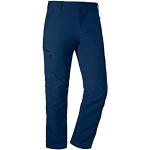 Pantaloni blu 6 XL di nylon da trekking per Uomo Schöffel Folkstone 