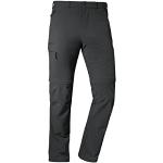 Schöffel Pantaloni da Uomo Koper1 Zip off, Flessibili da Uomo con Funzione Zip-off, ad Asciugatura Rapida e rinfrescante, in 4 direzioni, Colore Nero, 110