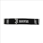 Sciarpa Juventus Juve Ufficiale JACKARD Nera JJ11