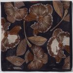 Sciarpe nere di seta a fiori stampate per Uomo Lardini 