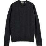 Pullover slim fit scontato nero M di lana merino per Uomo Scotch & Soda 