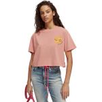 Scotch & Soda Forever Summer Washed Cropped Short Sleeve T-shirt Rosa S Donna