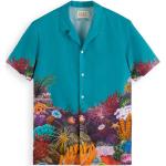 Camicie stampate multicolore L in lyocell Tencel mezza manica per Uomo Scotch & Soda 