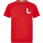 T-shirt rosse 3 anni di cotone per bambini Formula 1 Scuderia Ferrari 