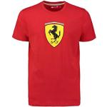 Magliette & T-shirt stampate rosse di cotone per Uomo Formula 1 Scuderia Ferrari 