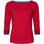 Top western rossi XXL taglie comode di cotone oeko-tex sostenibili in maglia per Donna Sea Ranch 