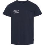 Magliette & T-shirt western blu XL di cotone oeko-tex sostenibili mezza manica con manica corta per Uomo Sea Ranch 