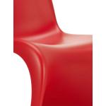 Sedie rosse Taglia unica in polipropilene di design Vitra Design Museum Panton 