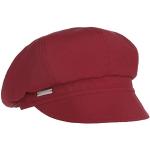 Cappelli invernali rossi in poliestere per Donna SEEBERGER 