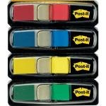 Segnapagina removibili Post-it Index Mini con dispenser blu, giallo, verde, rosso 4 confezioni da 35 - 683-4