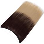 Parrucche marrone scuro naturali per capelli biondi per capelli sintetici 
