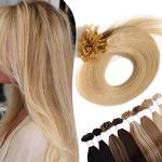 Extension naturali con cheratina per capelli biondi per capelli lisci con capelli veri edizione professionali 