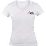 Magliette & T-shirt scontate eleganti bianche XL di cotone Bio con scollo a V con scollo a V per Donna 
