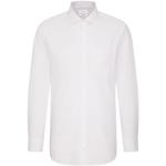Magliette & T-shirt Regular Fit business bianche L manica lunga per Uomo Seidensticker 