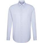 Magliette & T-shirt Regular Fit business blu chiaro XS tinta unita per Uomo Seidensticker 
