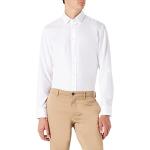 Magliette & T-shirt Slim Fit business bianche per Uomo Seidensticker 