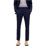 Pantaloni slim fit scontati blu XL di lana per Uomo SELECTED 
