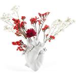 Seletti Love In Bloom Vaso a forma di cuore, bianco