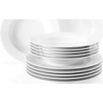 Servizi piatti bianchi di porcellana 12 pezzi Seltmann Weiden Rondo 