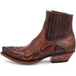 Sendra Boots - 4660 Stivali da cowboy da donna e da uomo con tacco e punta - Stile Camper Boots marrone - Stivali alla moda - 41