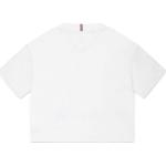 Magliette & T-shirt bianche XXL con paillettes a girocollo mezza manica con scollo rotondo per Donna Tommy Hilfiger 