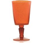 Bicchieri arancioni da acqua Serafino Zani 