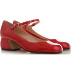 Stivali larghezza E scontati rossi numero 37 di pelle con punta rotonda con cerniera con tacco per Donna Sergio Rossi 