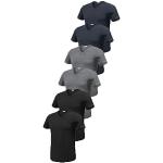 Magliette & T-shirt nere XXL taglie comode di cotone con scollo a V per Uomo Sergio Tacchini 