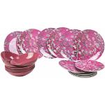 Servizi piatti rosa 18 pezzi Villa d'Este 
