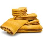 Asciugamani gialli 30x50 di cotone 10 pezzi da bagno 