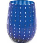Set 6 Bicchieri Per Acqua In Vetro 240 Ml Villa Deste Home Tivoli Blu Shiraz