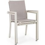 Set in alluminio con braccioli tavolo con sedie 