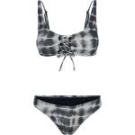 Bikini urban neri XL in poliestere tie-dye per Donna Urban Classics 