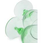 Servizi bicchieri verdi di vetro Versace 