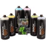 Set di bombolette spray Montana colori pastello versione per decorazioni pasquali e graffiti hobby e artigianato, con testine di ricambio