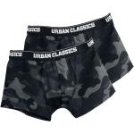 Boxer shorts militari XXL di cotone mimetici per Uomo Urban Classics 