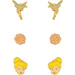 Set di orecchini Disney di Peter Pan - Campanellino - Donna - dorato