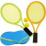 Racchette gialle di plastica da tennis per bambini 