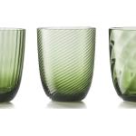 Bicchieri verdi di vetro da acqua Nasonmoretti 