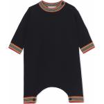 Tutine nere a righe per neonato Burberry Kids di Farfetch.com 