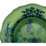 Servizi piatti verdi di porcellana 