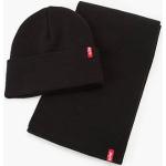 Set regalo con sciarpa e berretto Nero / Black