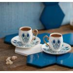 Tazze di porcellana 2 pezzi per caffè per 2 persone Karaca 