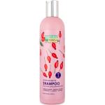 Shampoo rosa senza parabeni Bio fortificanti con vitamina E texture olio per capelli fragili 