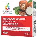 Shampoo solidi con vitamina B5 texture solida Optima 