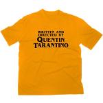 Maglietta Written and Directed by Quentin Tarantino Fan, giallo., M