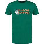 Shiwi Maglietta 'Snoopy Gone Surfing' verde / pesca / rosso arancione / bianco / navy