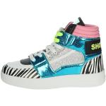 SHOP ART Scarpe Sneakers ginniche Casual Donna Modello Haley bombato Multicolore con dettaglia Animalier e Glitter. N.37